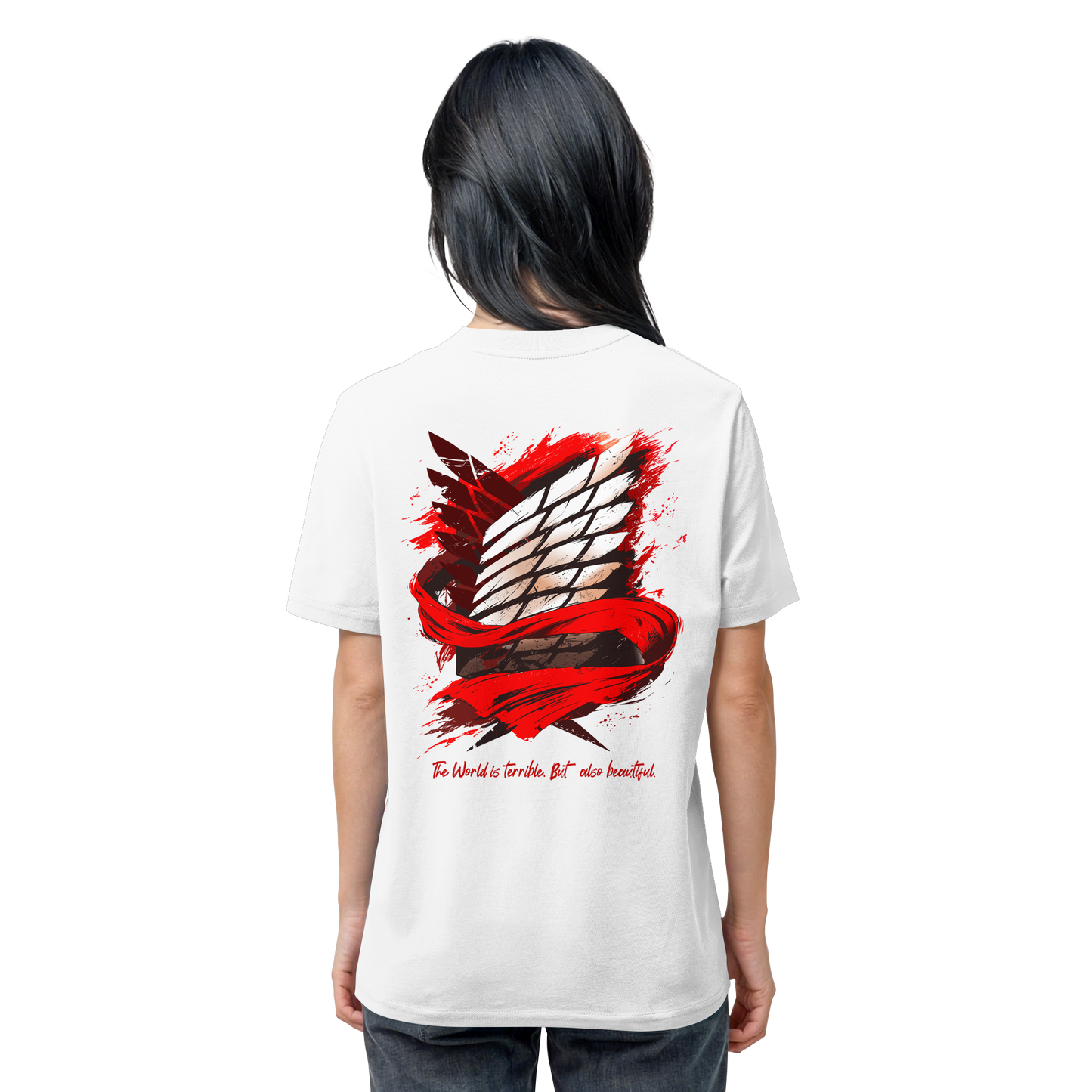 "Verbundenheit" Back Organic Regular Shirt