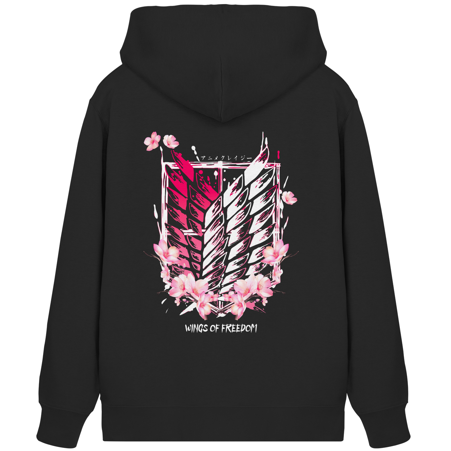 "Petals of Liberation“ Back Organic Zipper