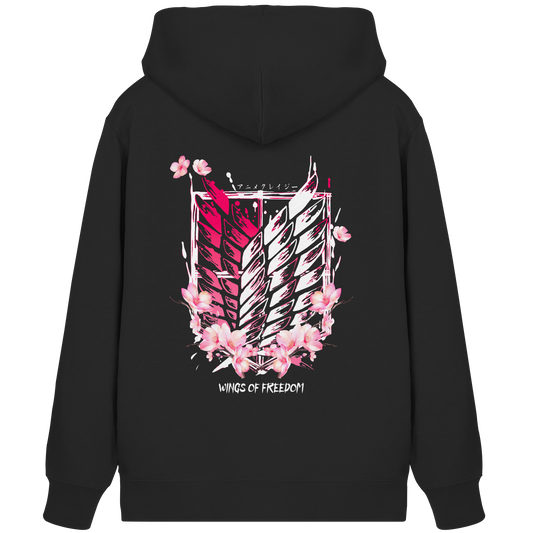 "Petals of Liberation“ Back Organic Zipper