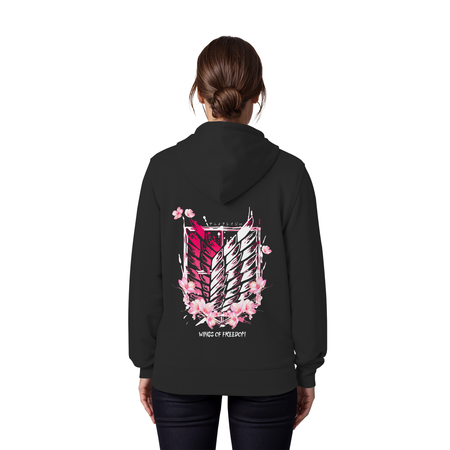"Petals of Liberation“ Back Organic Zipper