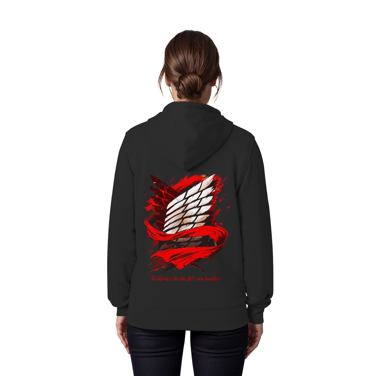 "Verbundenheit" Back Organic Zipper