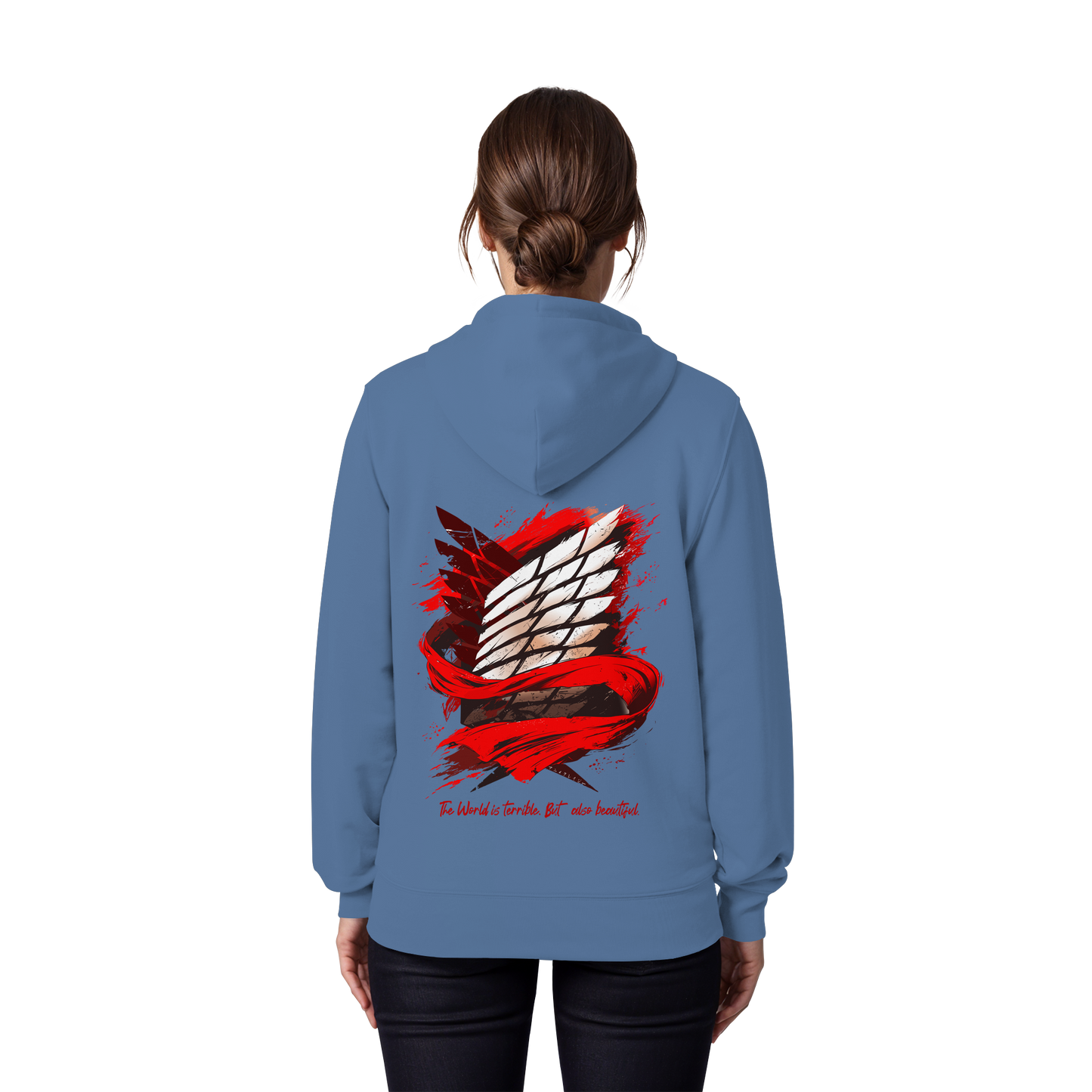 "Verbundenheit" Back Organic Zipper
