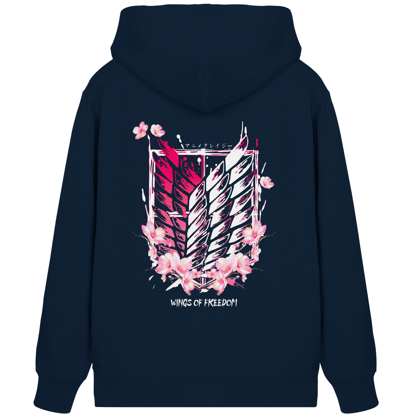 "Petals of Liberation“ Back Organic Zipper