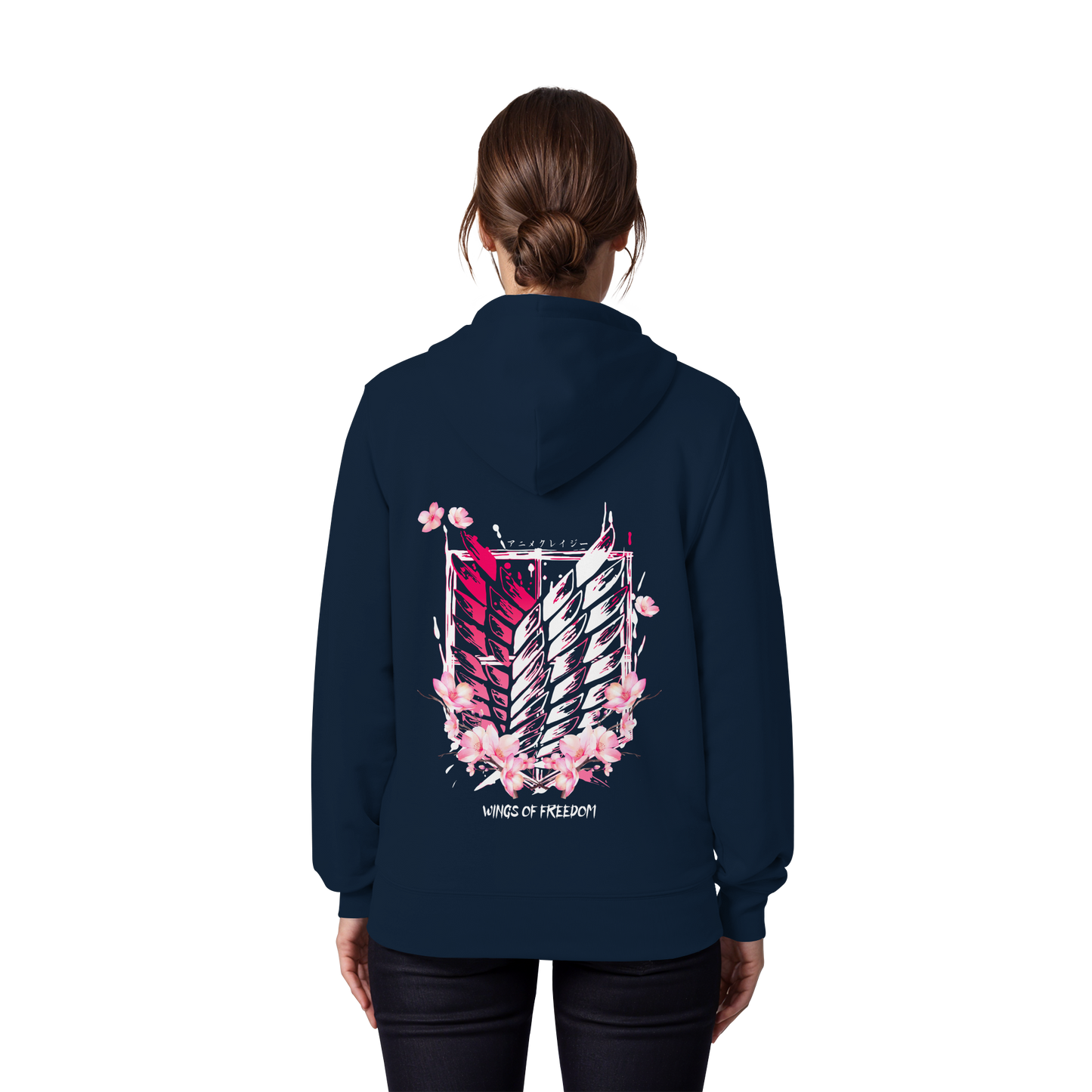 "Petals of Liberation“ Back Organic Zipper