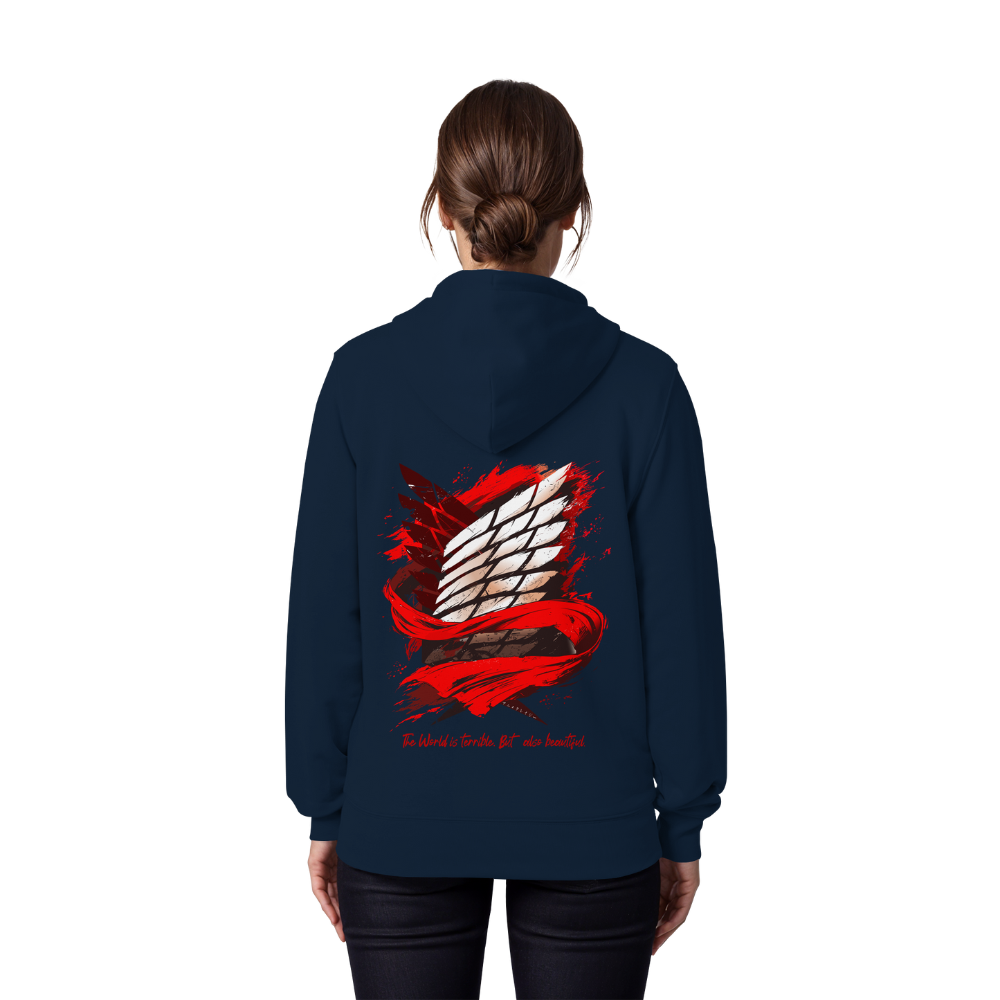 "Verbundenheit" Back Organic Zipper