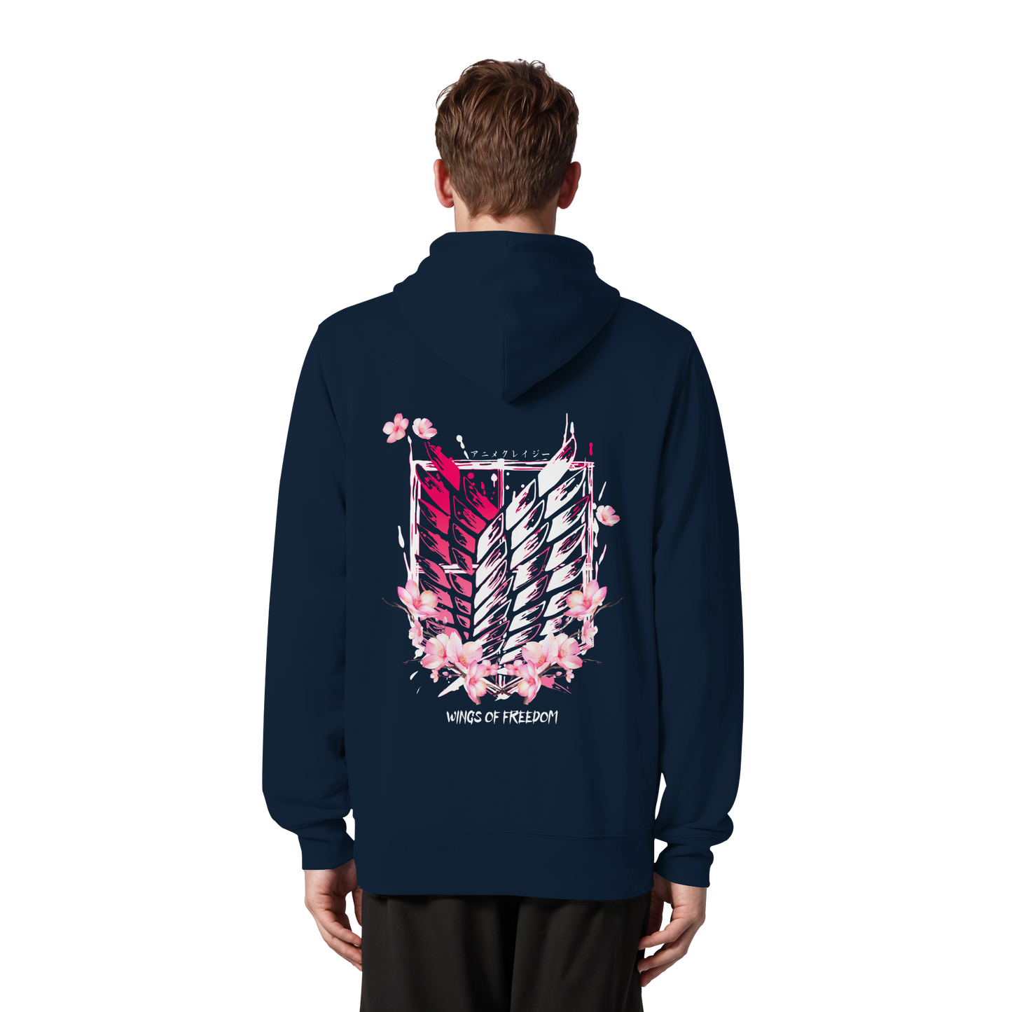 "Petals of Liberation“ Back Organic Zipper