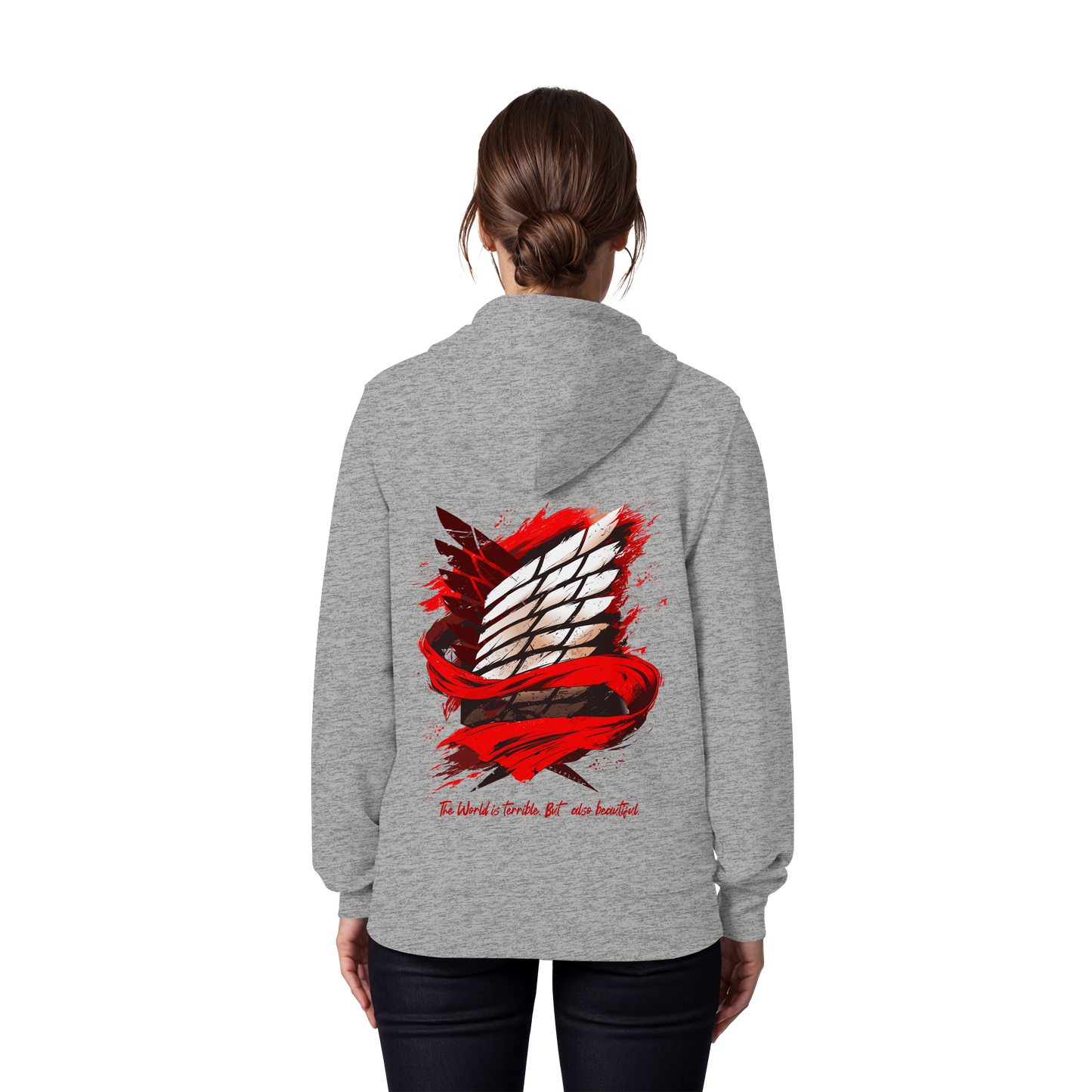 "Verbundenheit" Back Organic Zipper