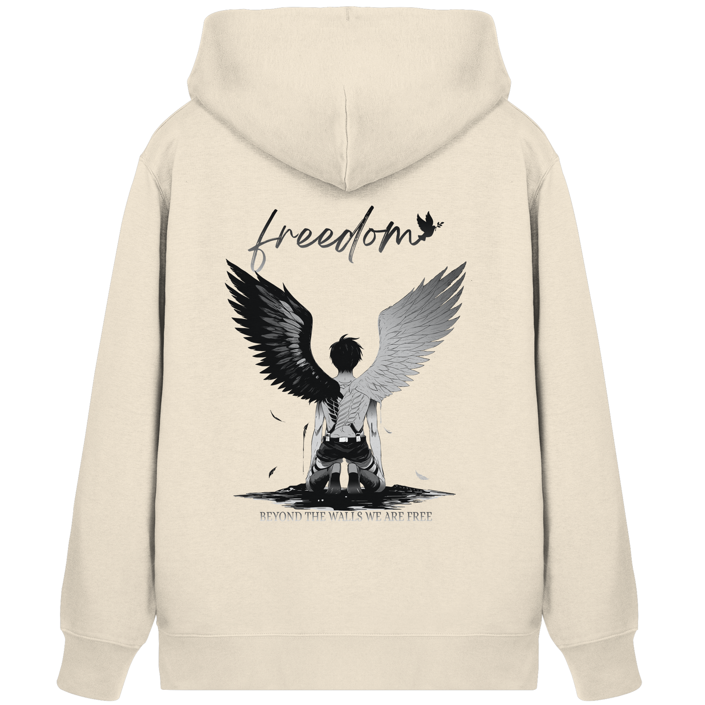 "Freedom" Back  Organic Zipper