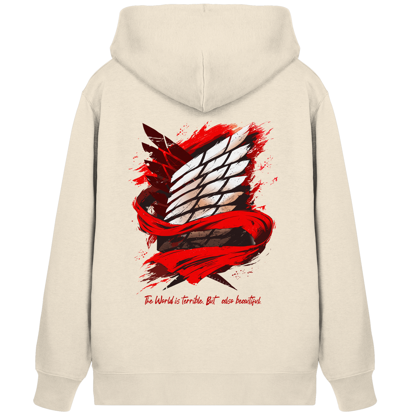 "Verbundenheit" Back Organic Zipper