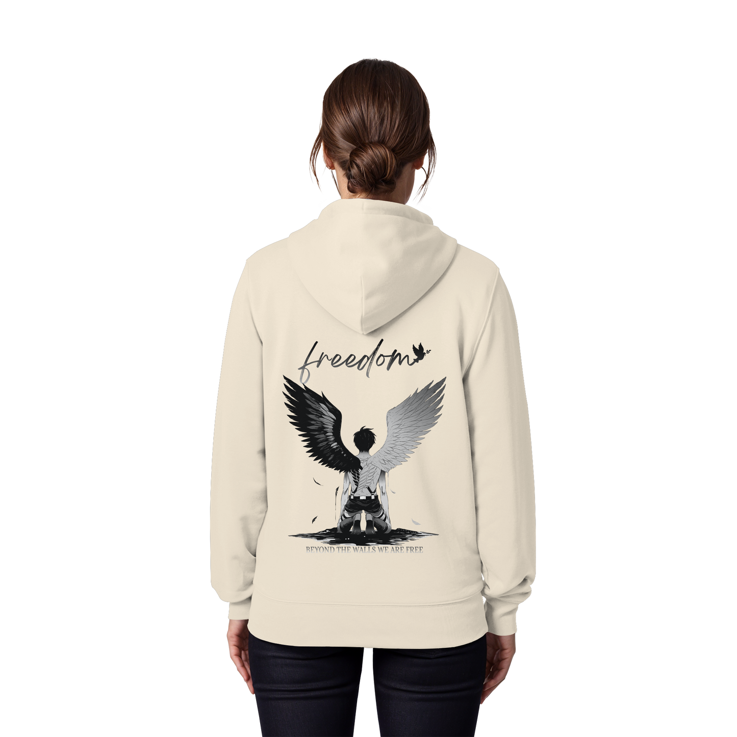 "Freedom" Back  Organic Zipper
