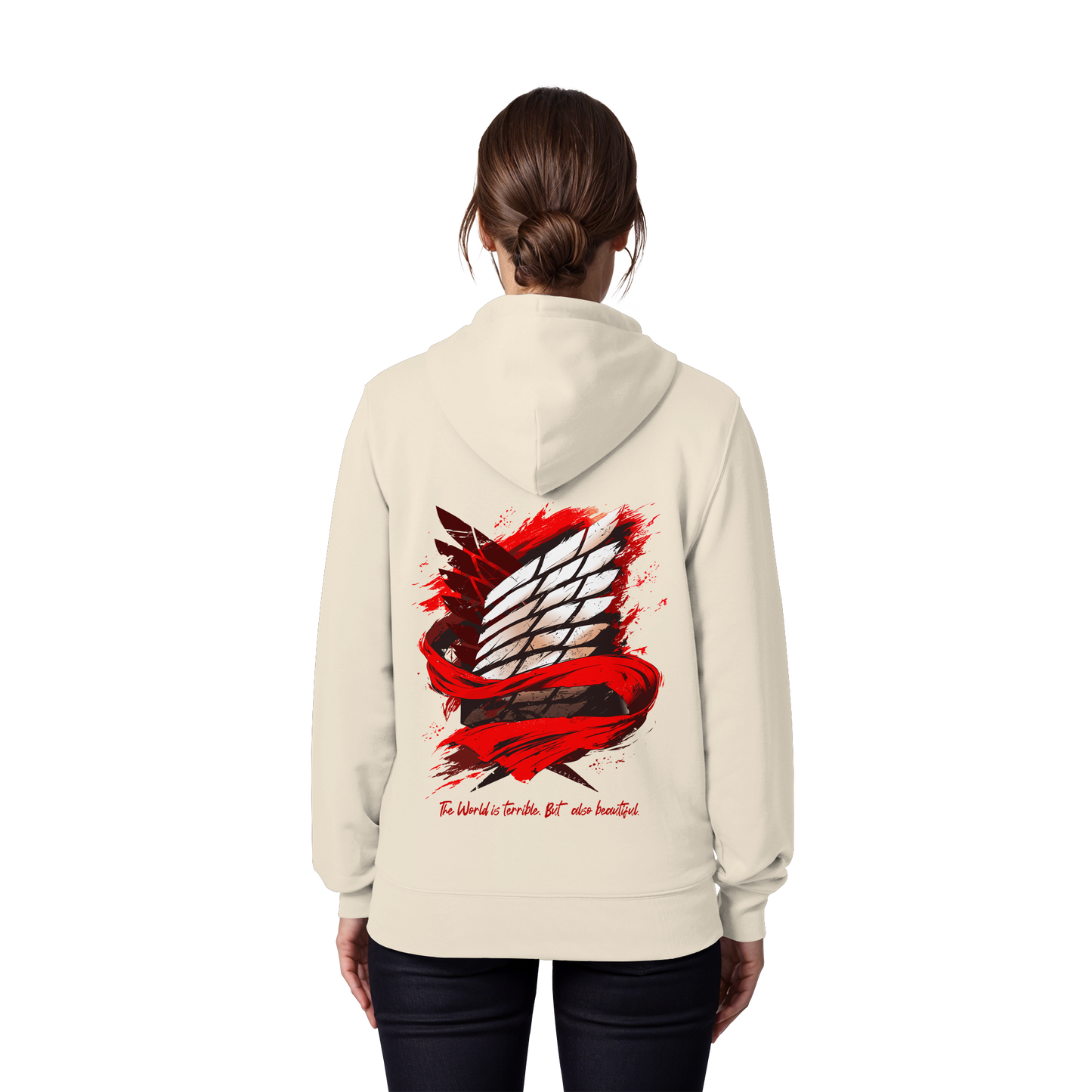 "Verbundenheit" Back Organic Zipper