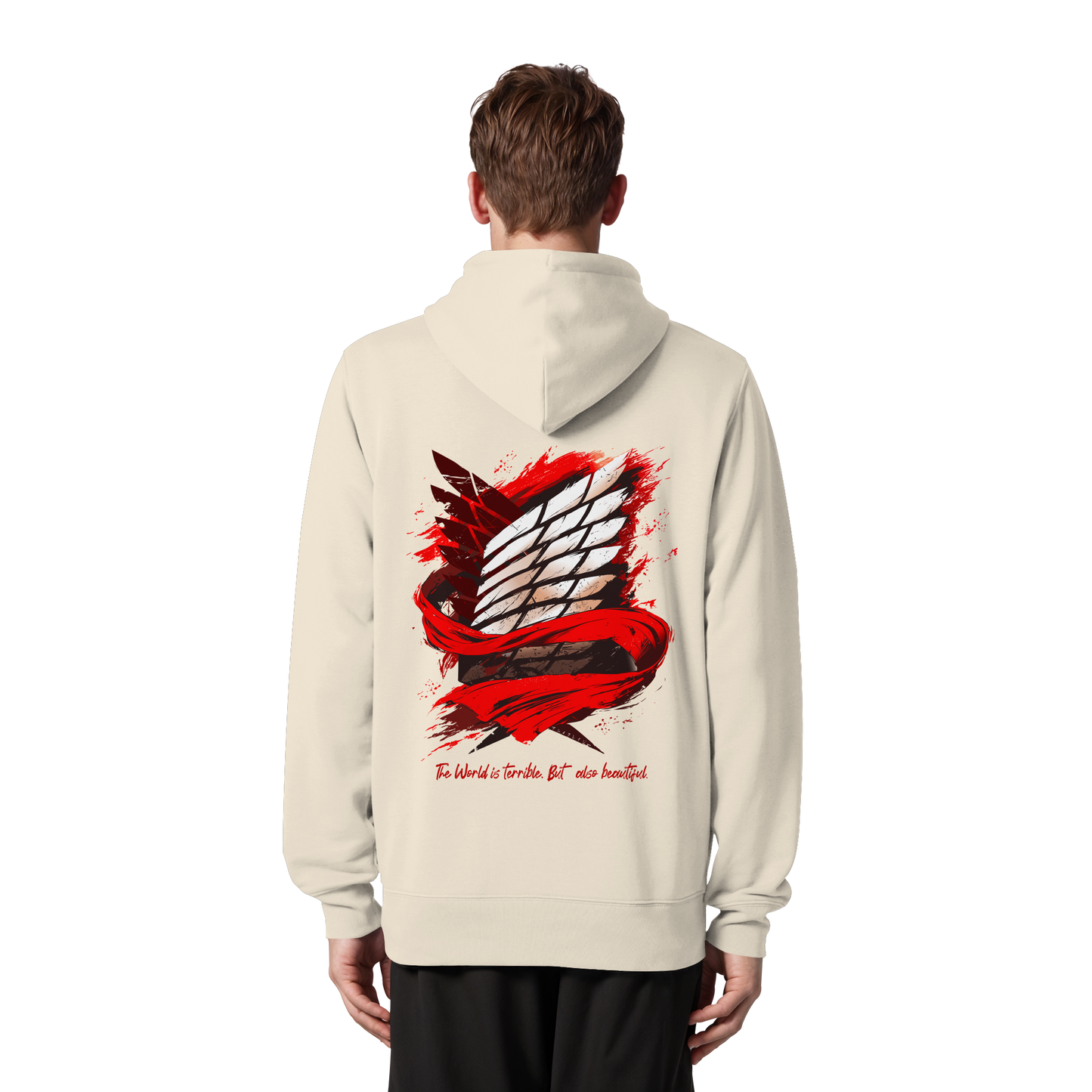 "Verbundenheit" Back Organic Zipper