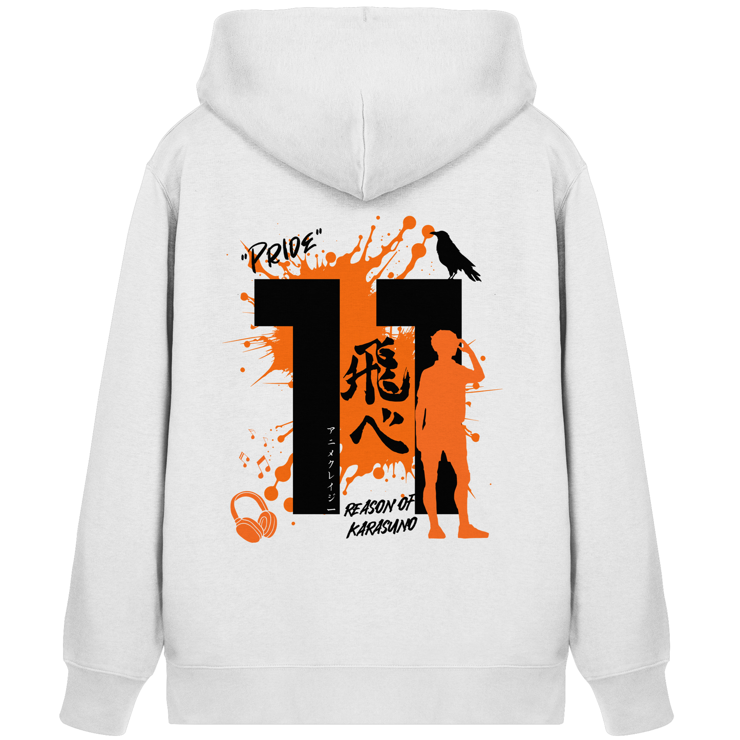 "Pride" White Organic Zipper