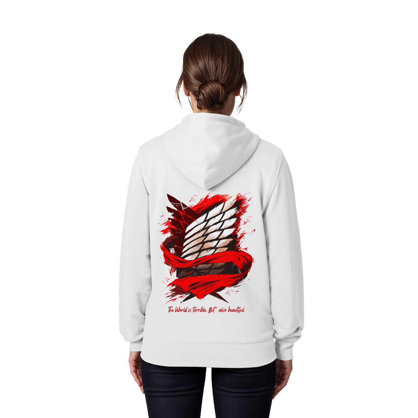 "Verbundenheit" Back Organic Zipper