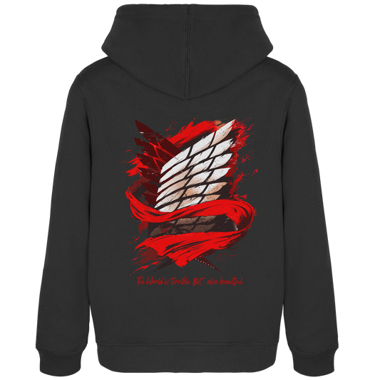 "Verbundenheit" Back Women Organic Hoodie