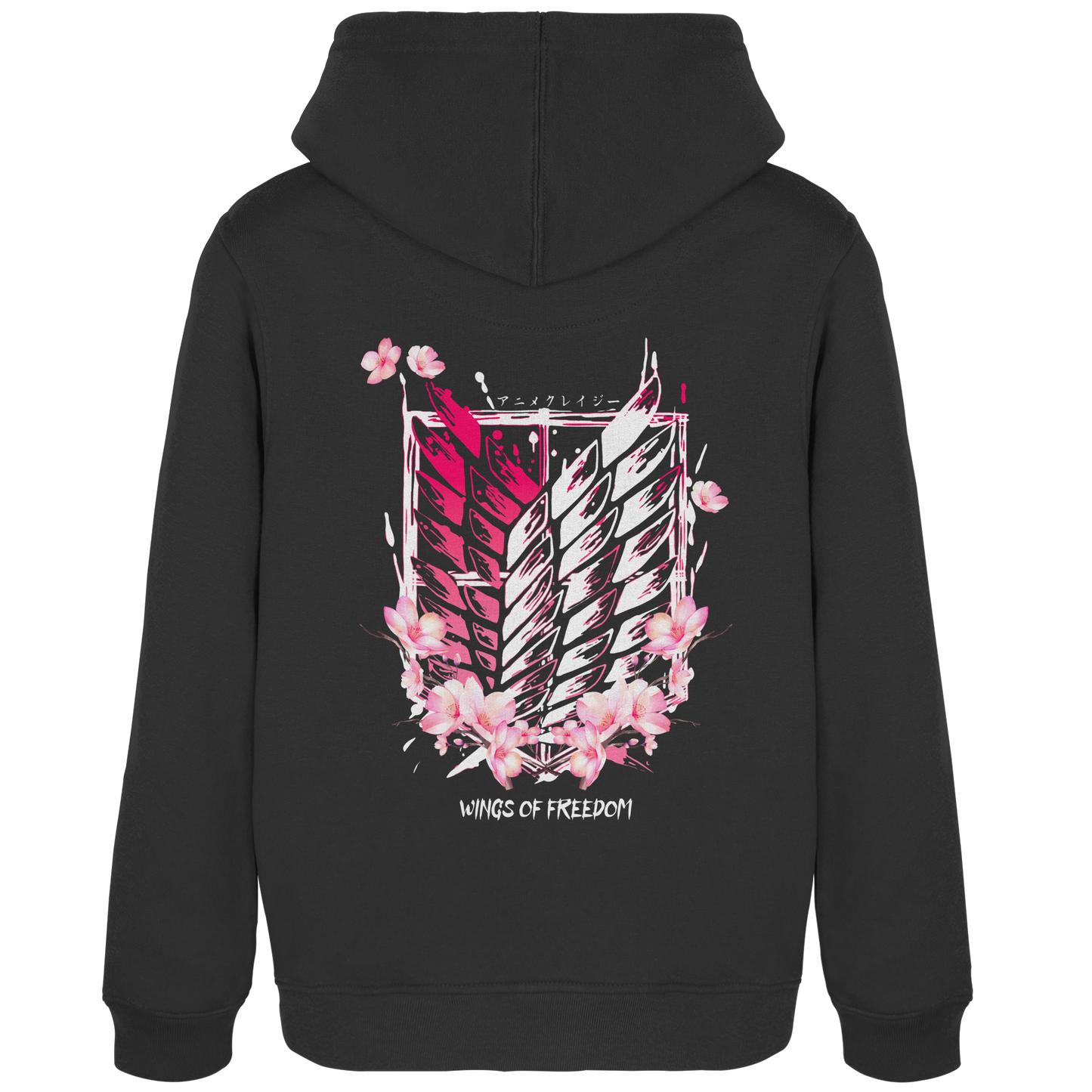 "Petals of Liberation“ Back Women Organic Hoodie