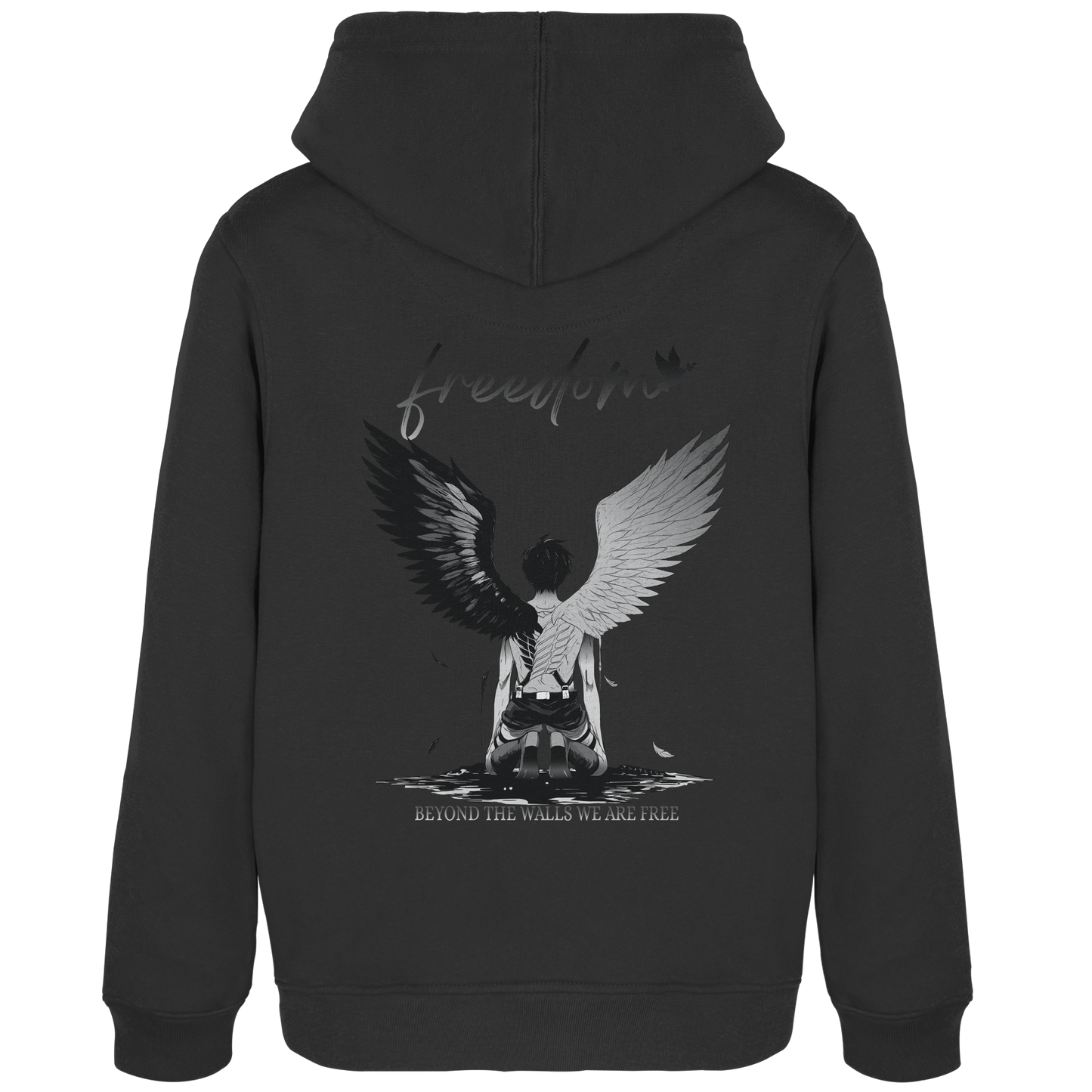 "Freedom" Back Women Organic Hoodie