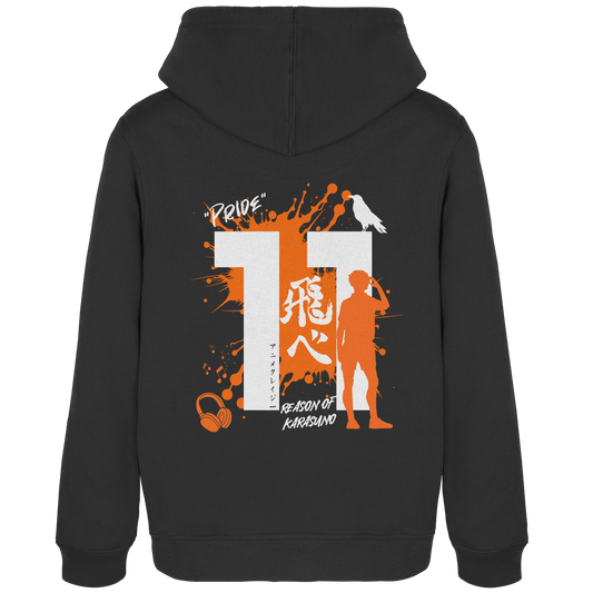 "Pride" Back Black Women Organic Hoodie