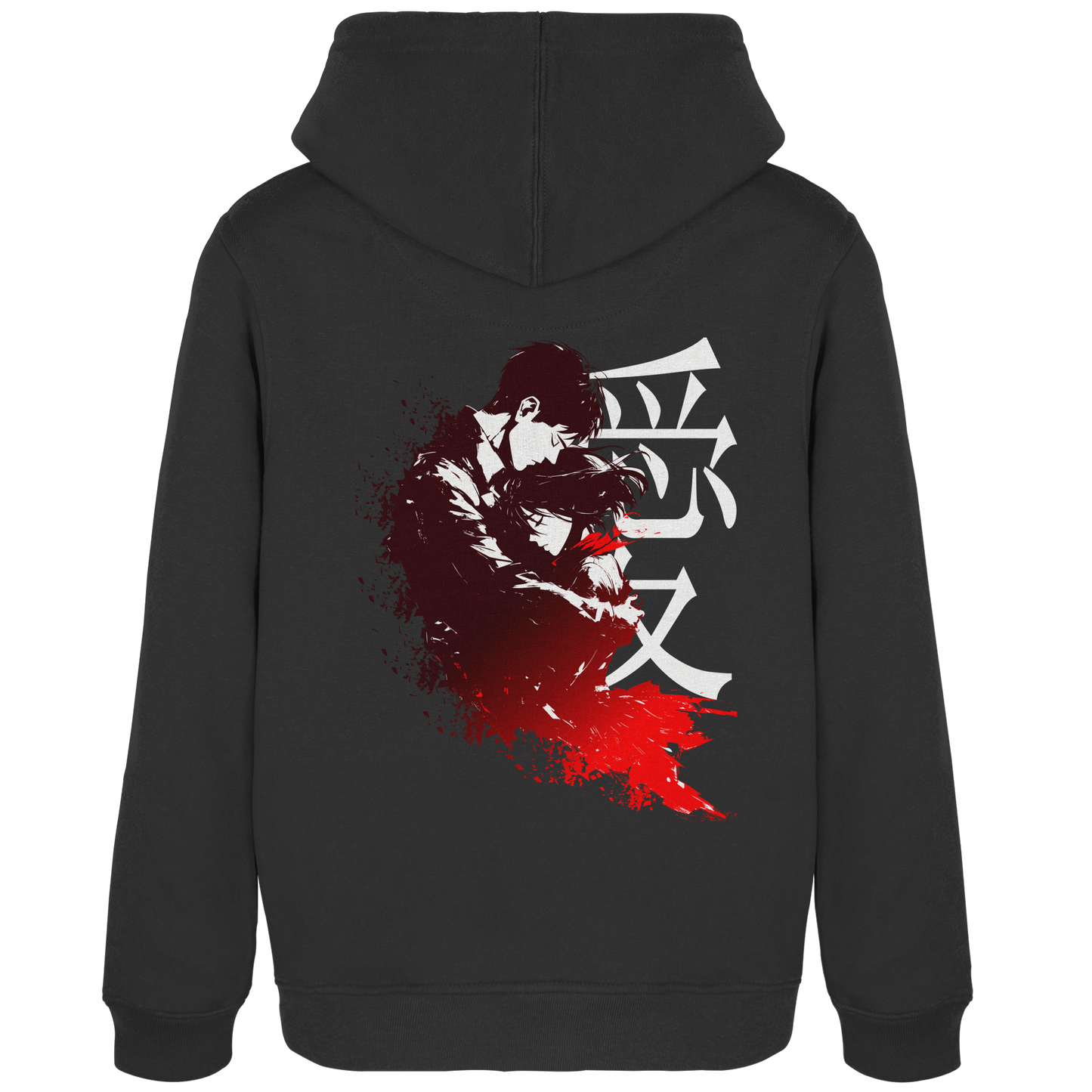 "Bound by Fate" Back Women Organic Hoodie