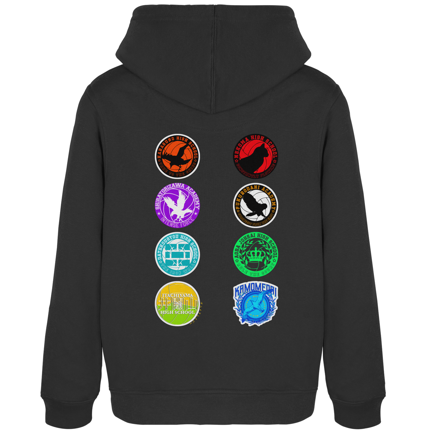 "Ascension Marks" Back Black Women Organic Hoodie