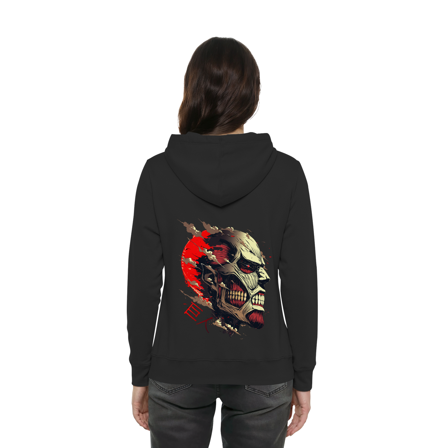 "Titan" Back Women Organic Hoodie