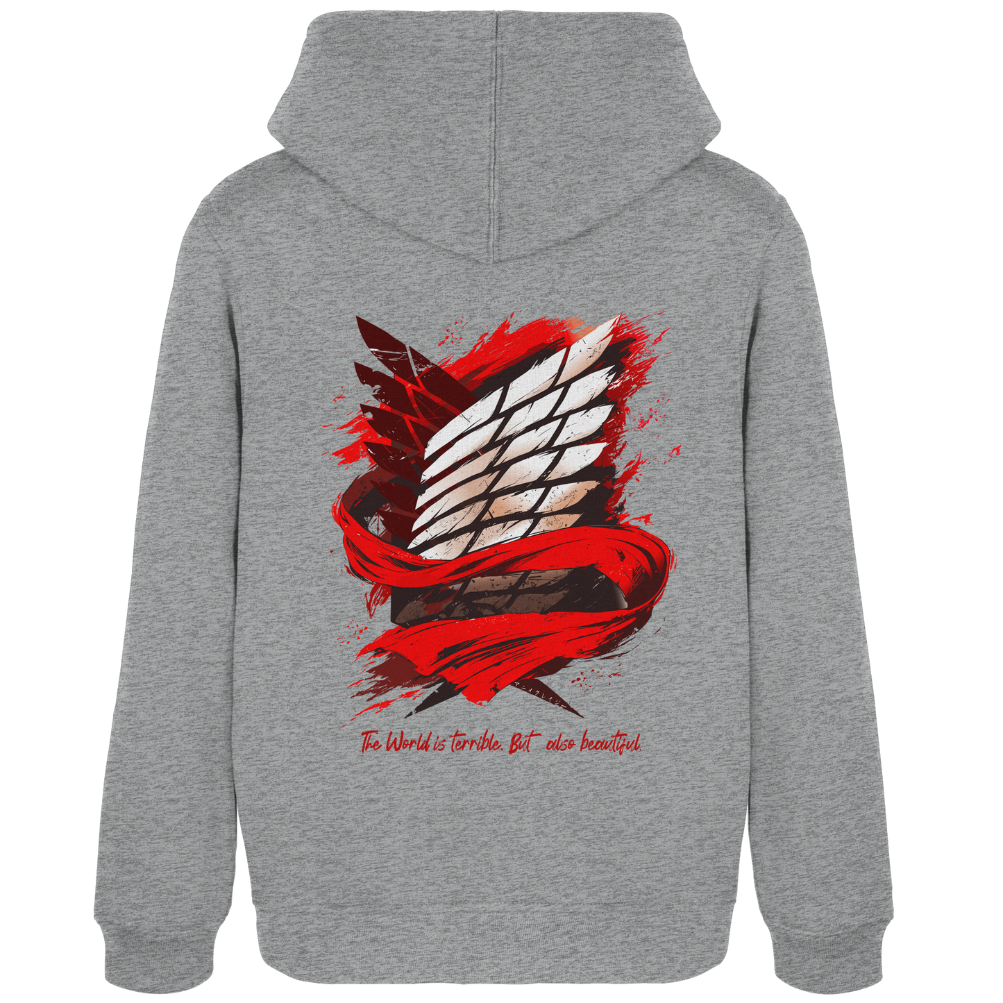 "Verbundenheit" Back Women Organic Hoodie