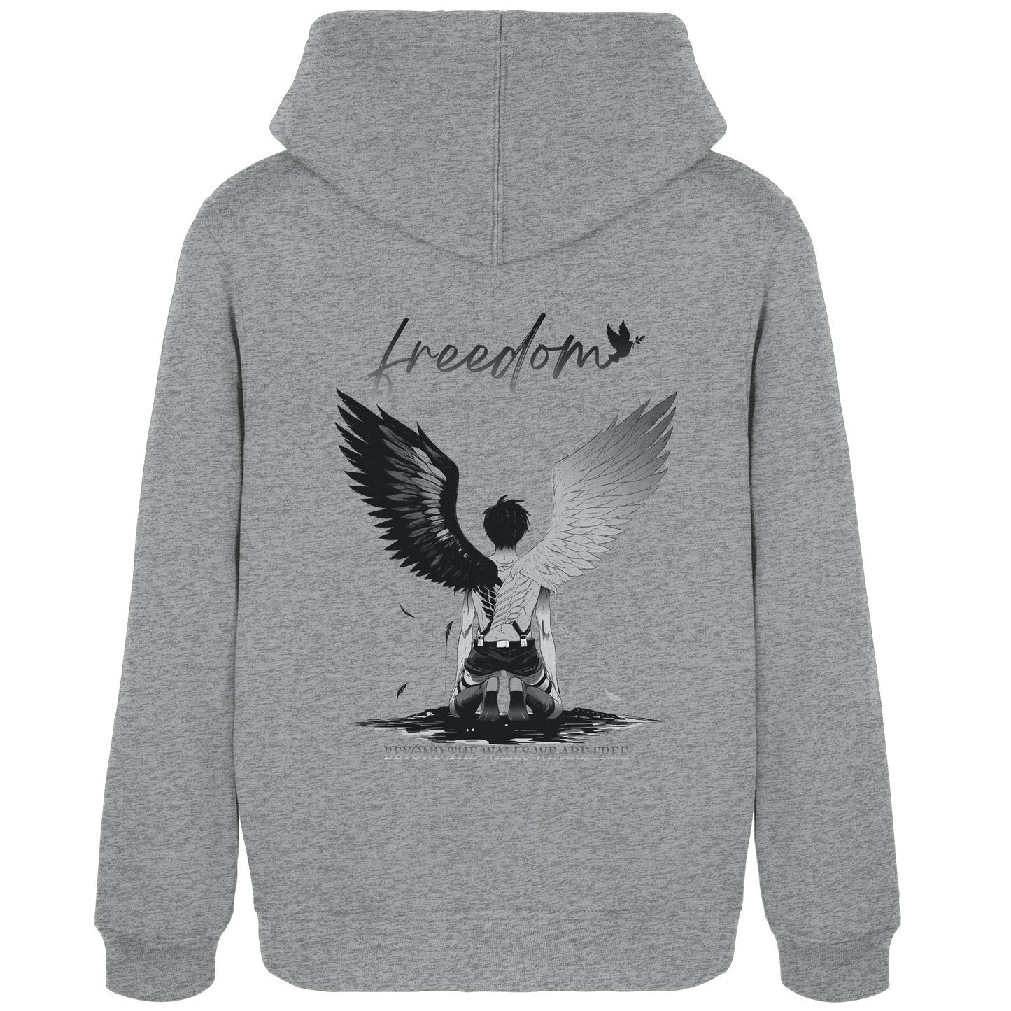 "Freedom" Back Women Organic Hoodie