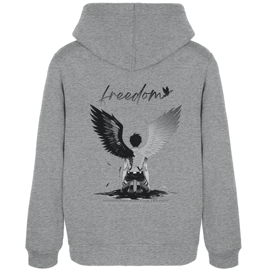 "Freedom" Back Women Organic Hoodie