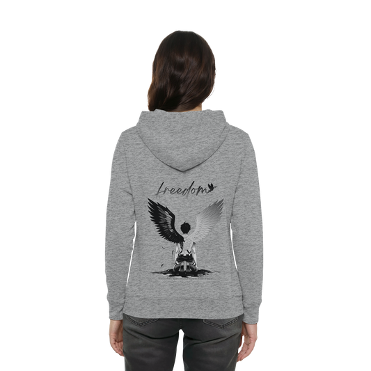 "Freedom" Back Women Organic Hoodie