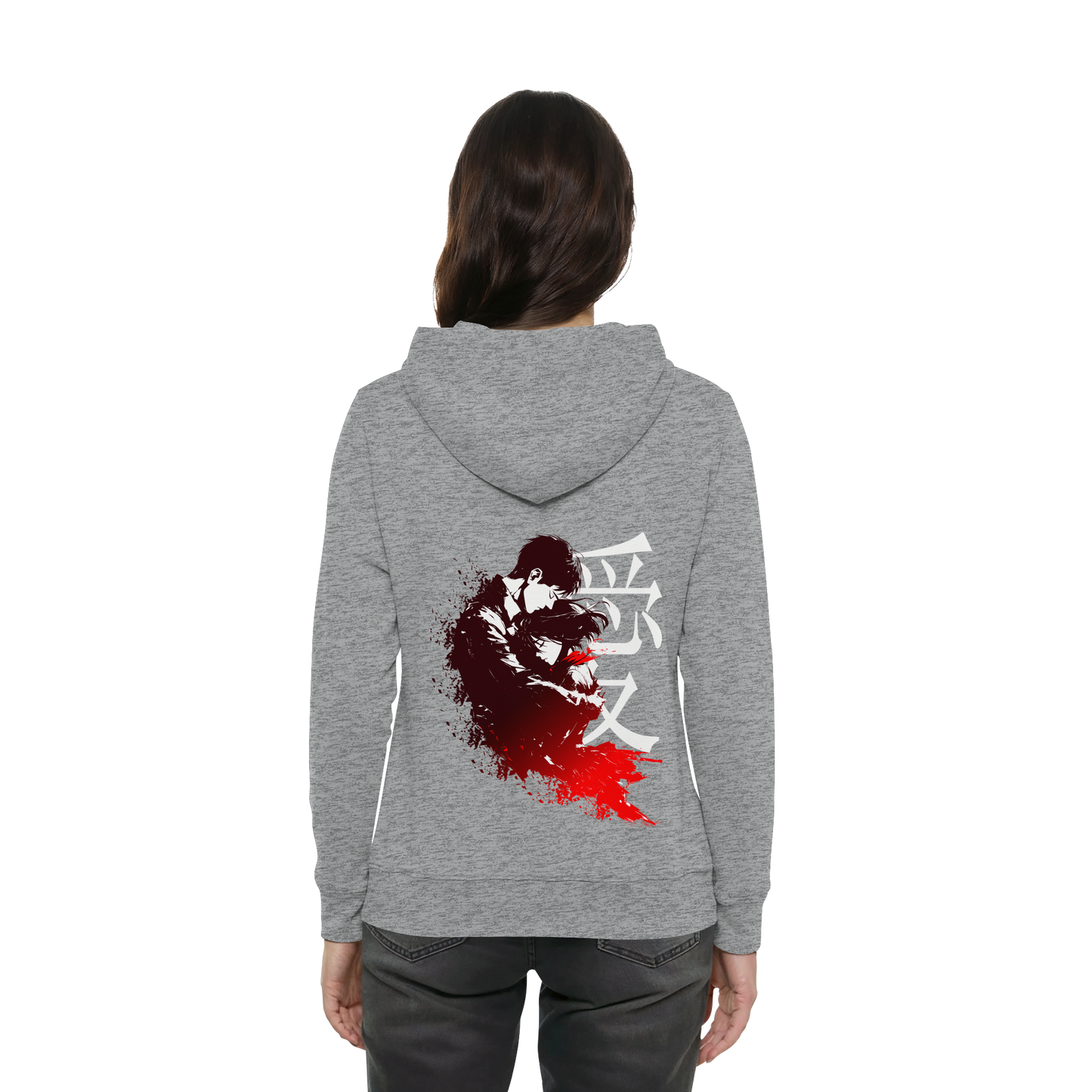 "Bound by Fate" Back Women Organic Hoodie