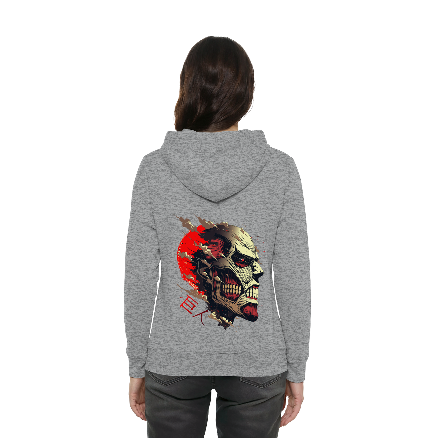 "Titan" Back Women Organic Hoodie