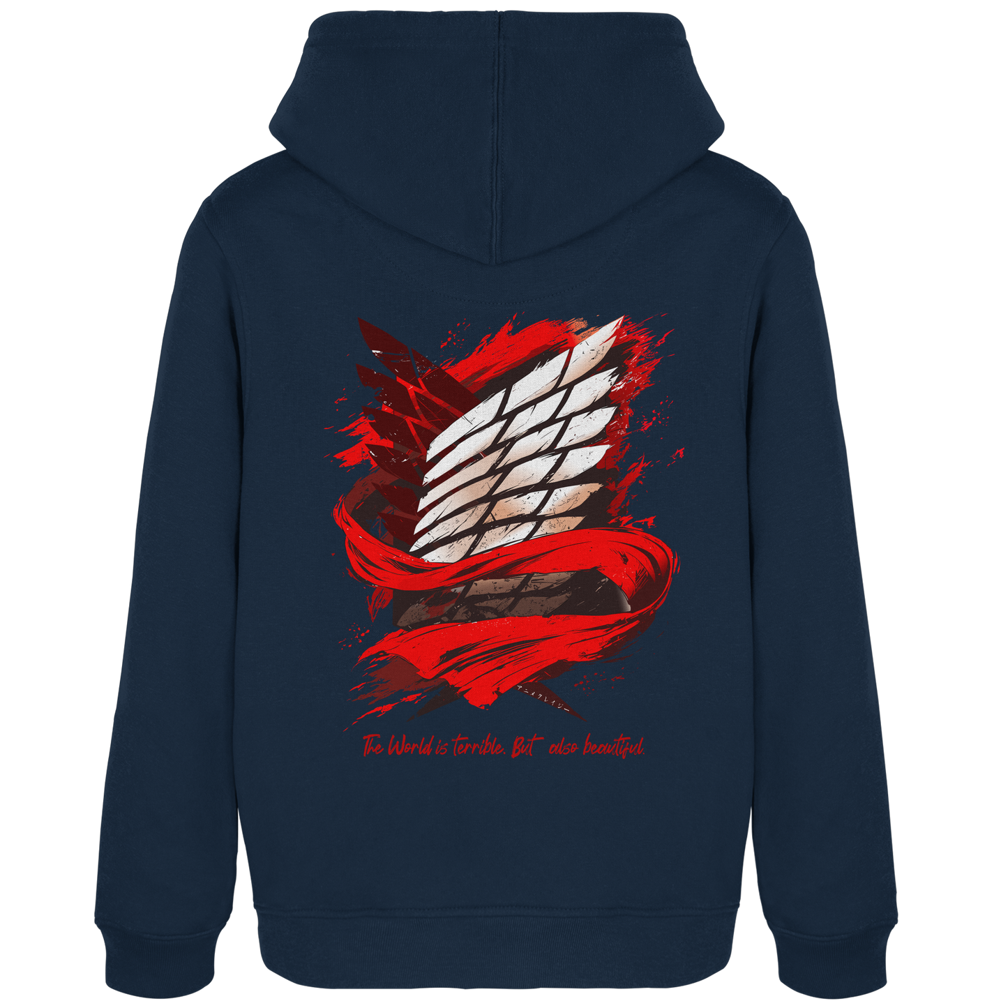 "Verbundenheit" Back Women Organic Hoodie