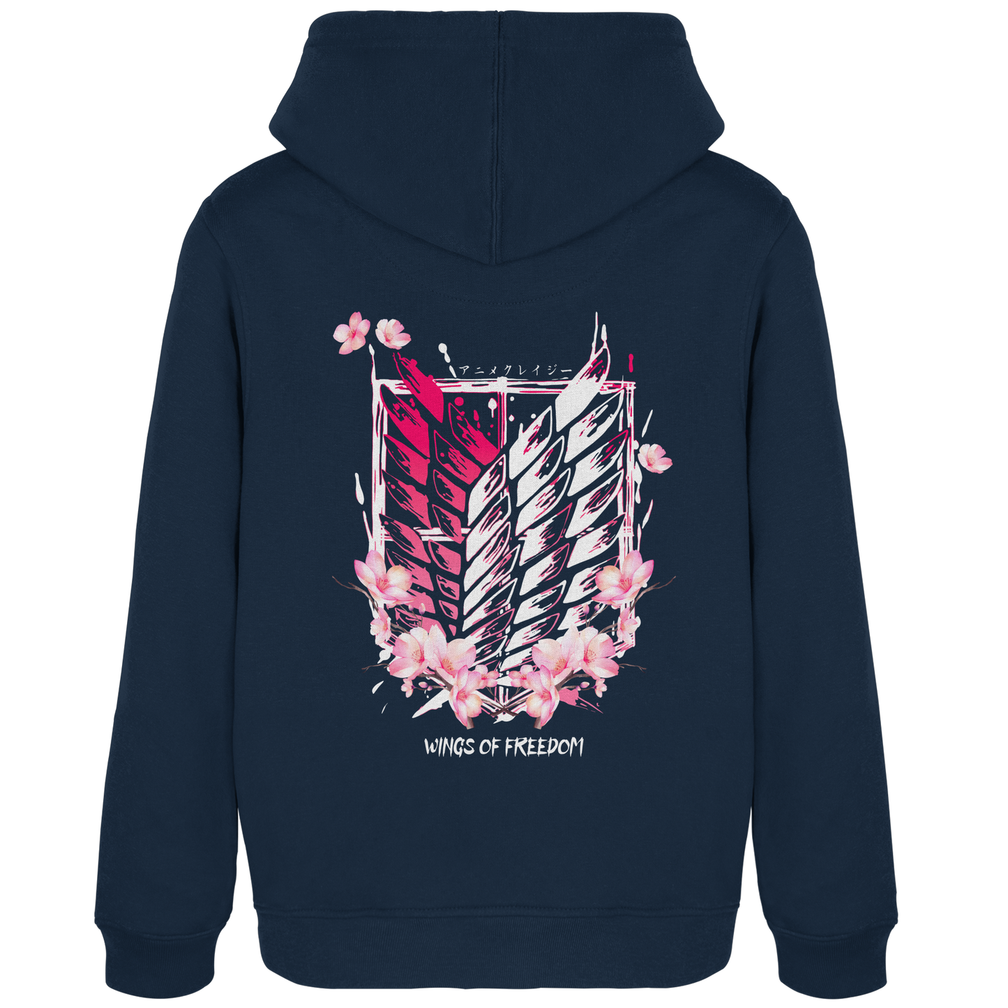 "Petals of Liberation“ Back Women Organic Hoodie