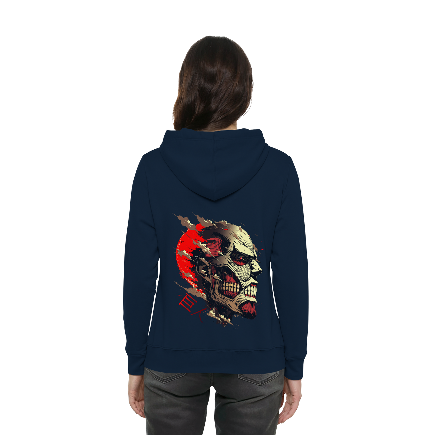 "Titan" Back Women Organic Hoodie