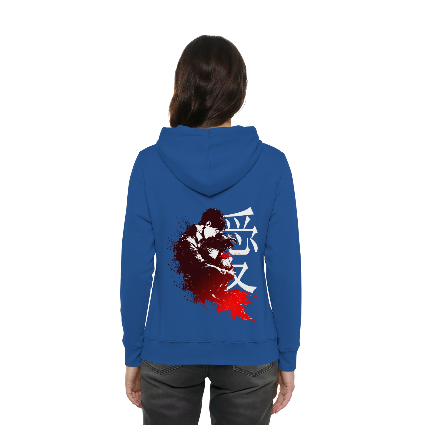 "Bound by Fate" Back Women Organic Hoodie