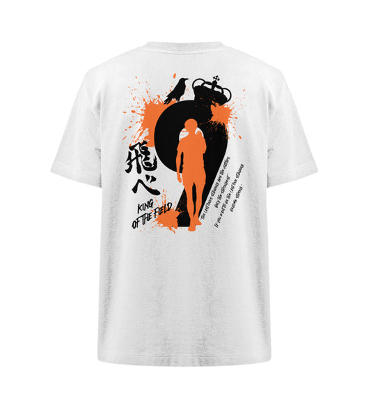 "King Of The Field" Back Organic Heavy Oversized T-Shirt