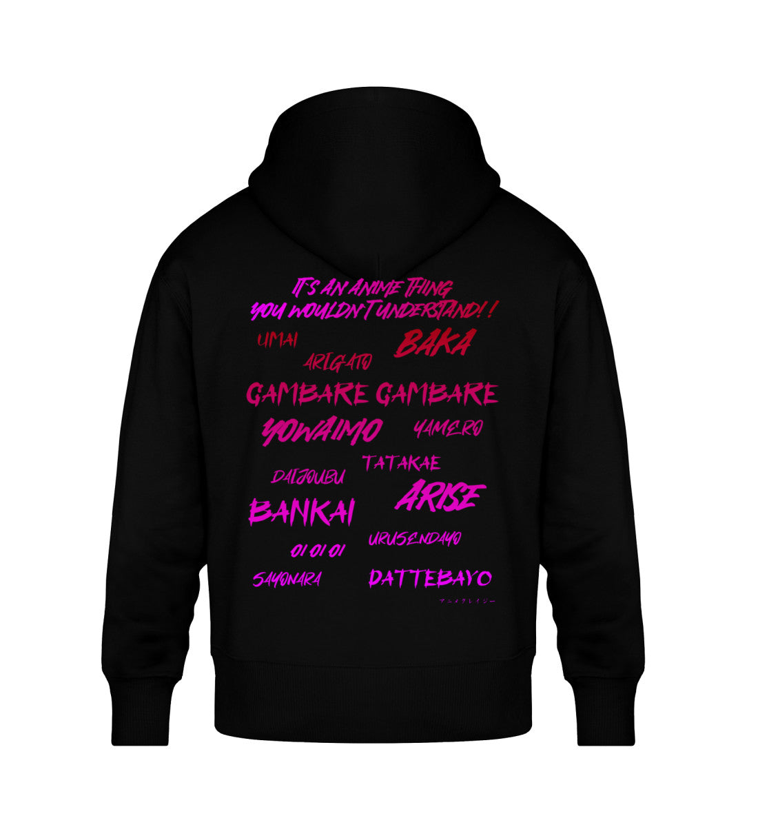 "It`s an Anime Thing" Organic Oversized Hoodie