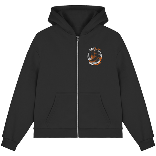 "King Of The Field 2.0" Black Fluffy Boxcut Zipper