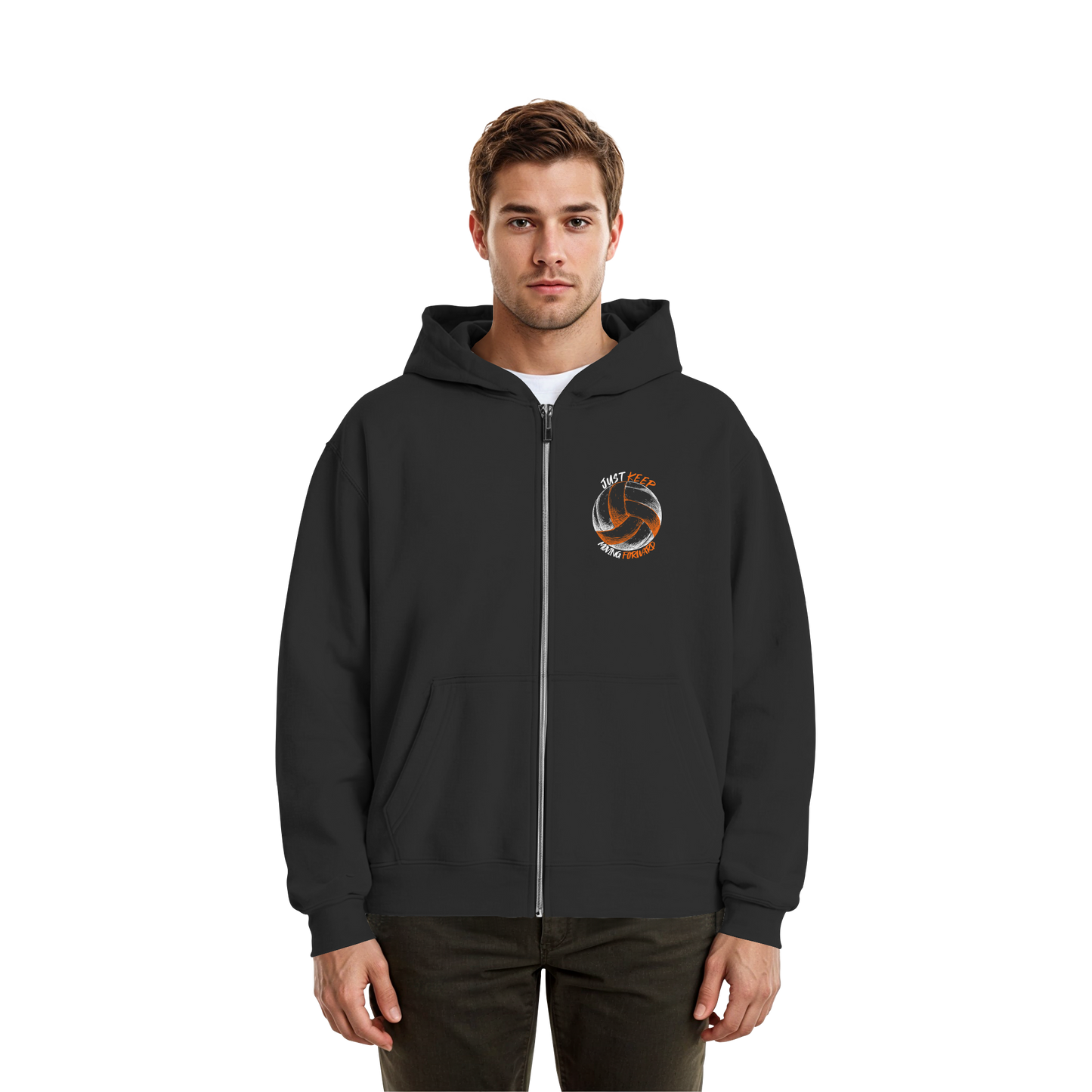 "Pride" Black Fluffy Boxcut Zipper