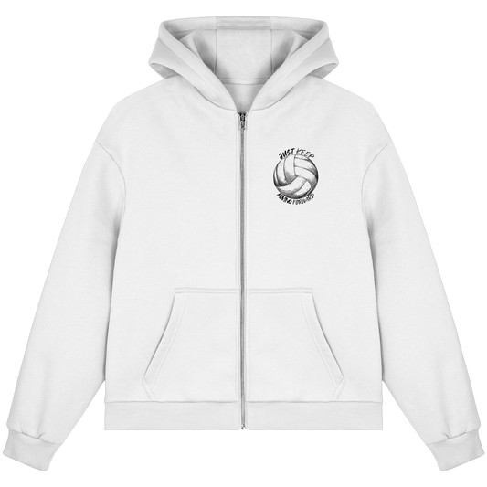 "Best Playmaker" White Fluffy Boxcut Zipper