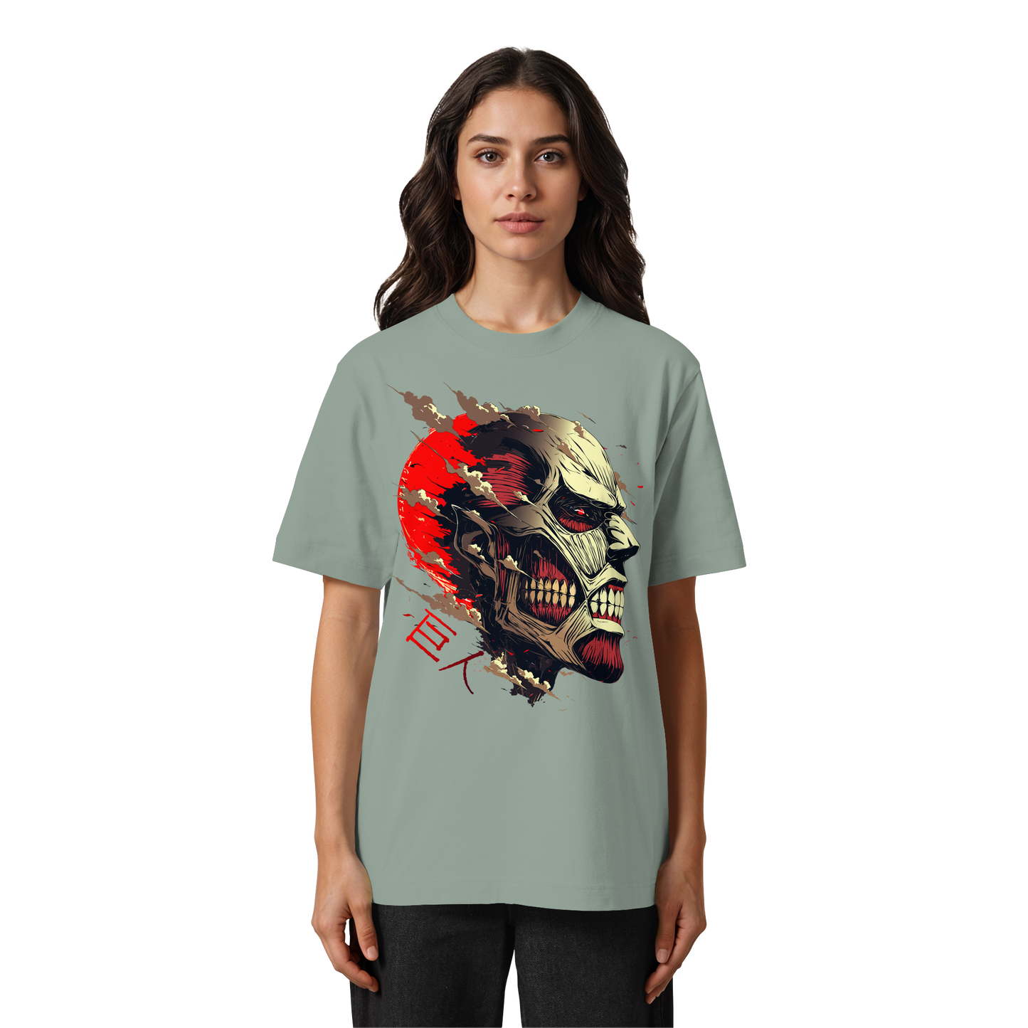 "Titan" Front Heavy Oversized Organic Shirt