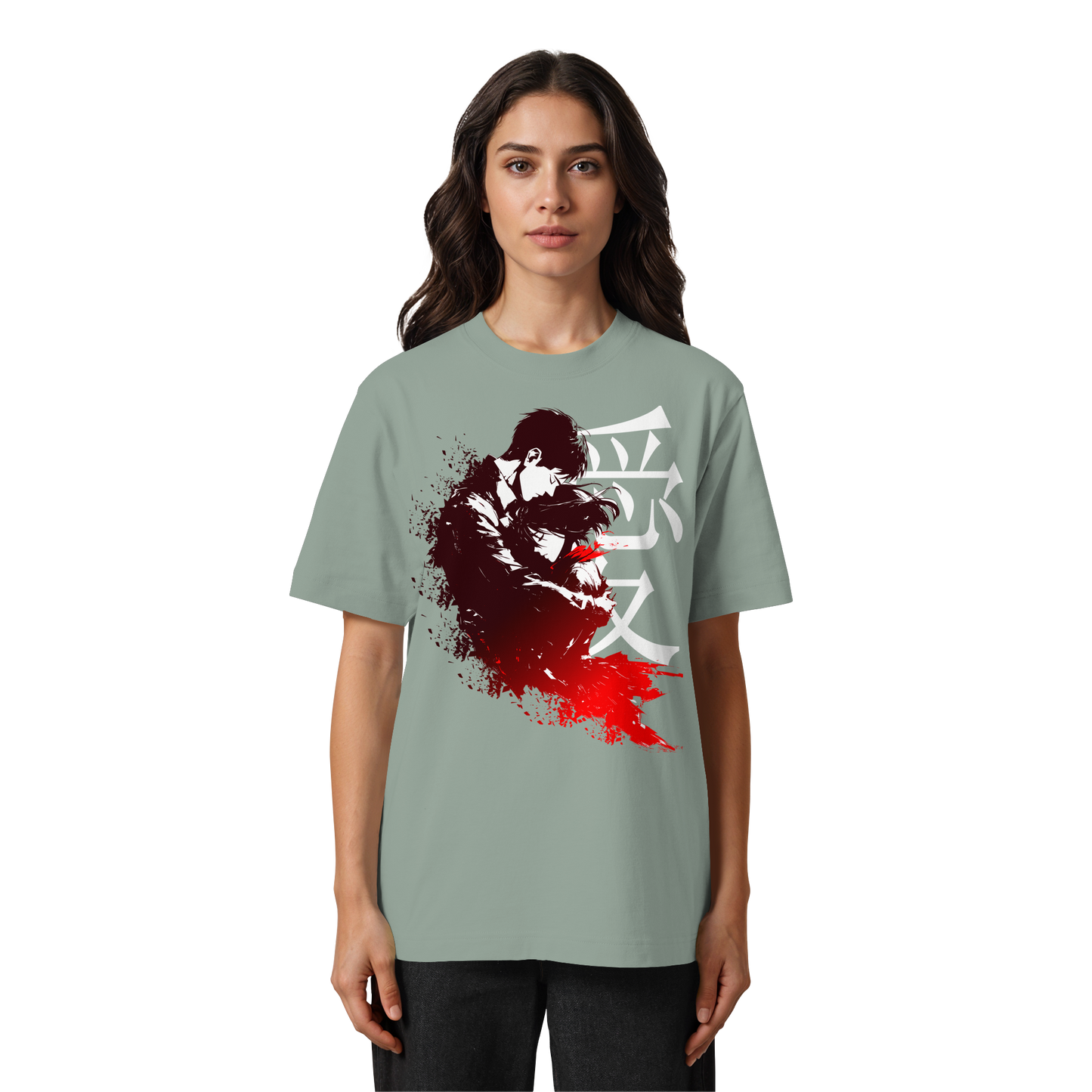 "Bound by Fate" Front Heavy Oversized Organic Shirt