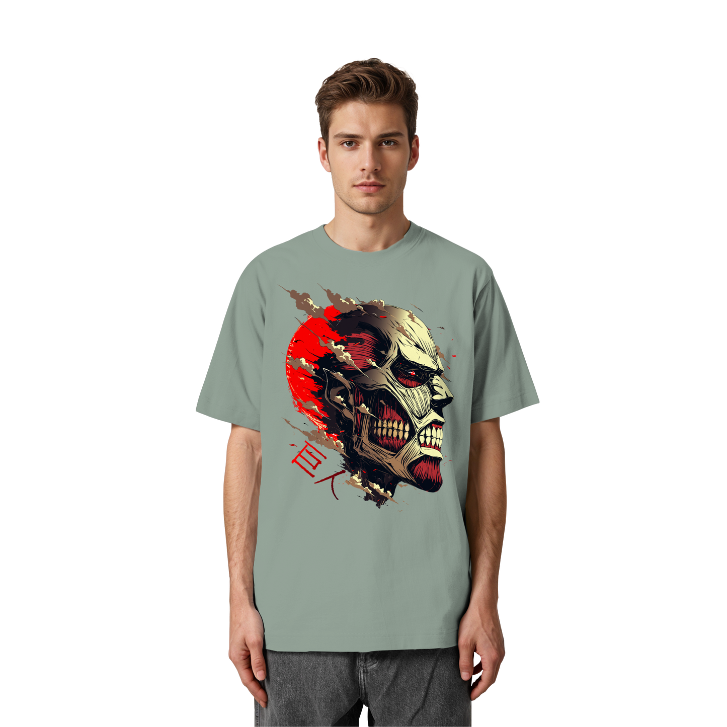 "Titan" Front Heavy Oversized Organic Shirt