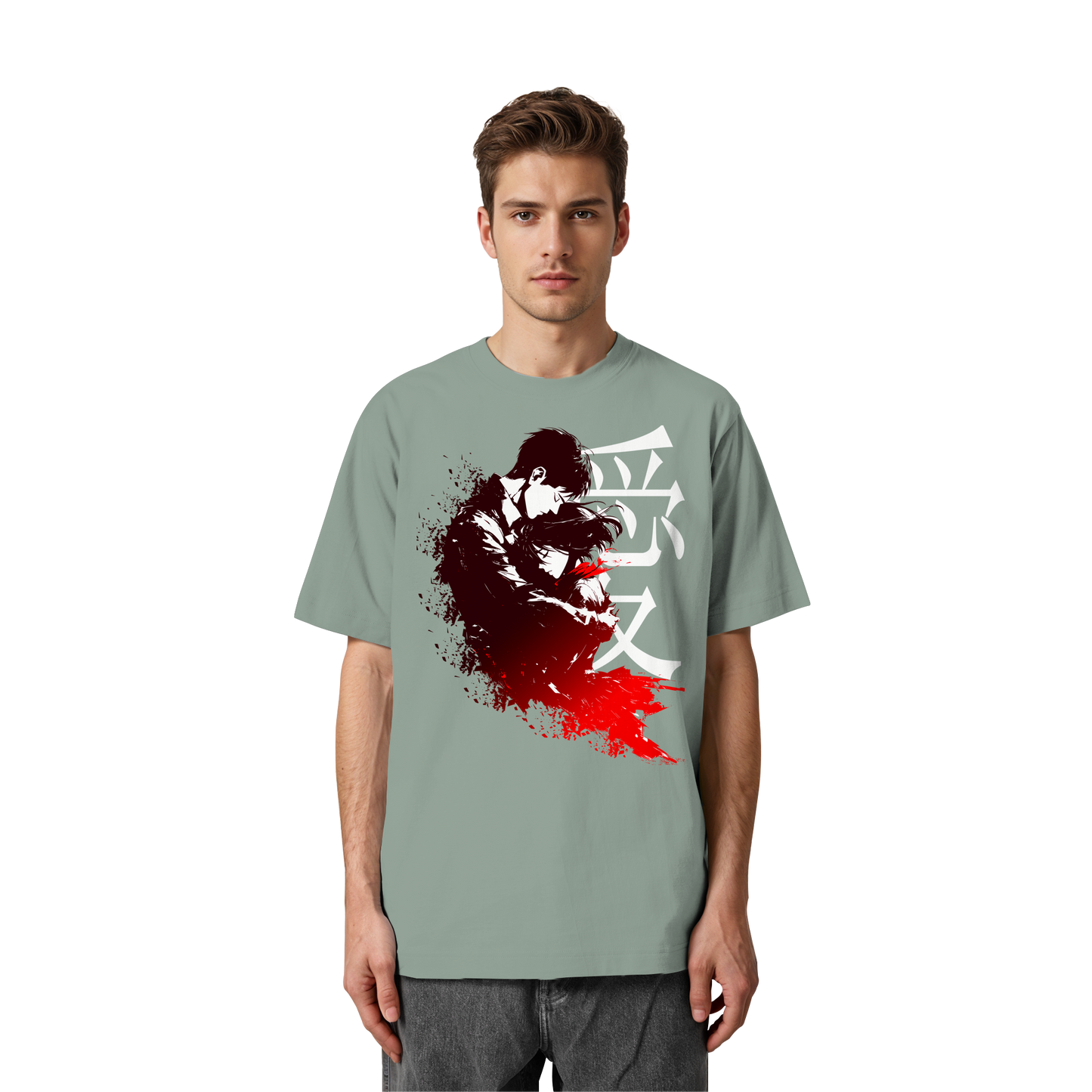 "Bound by Fate" Front Heavy Oversized Organic Shirt
