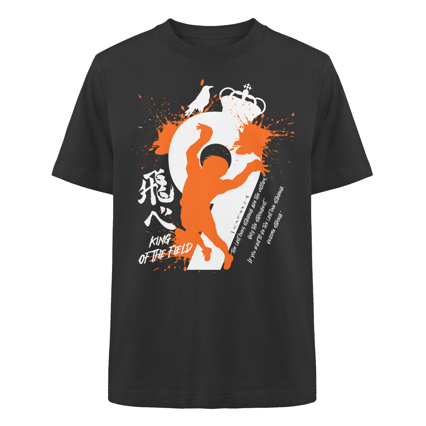 "King Of The Field 2.0" Front Organic Heavy Oversized Shirt
