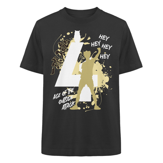 "Ace Of The Outside Attack" Front Organic Heavy Oversized Shirt