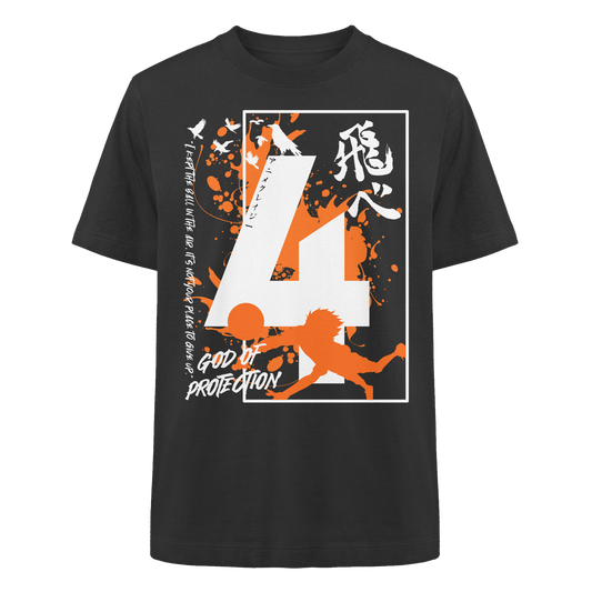 "God Of Protection" Front Organic Heavy Oversized Shirt