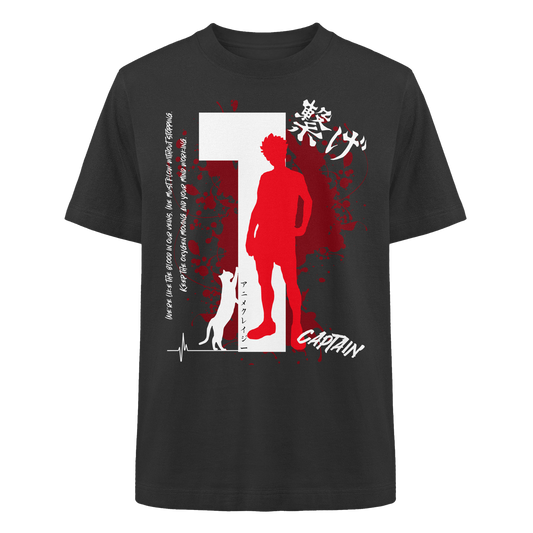 "Captain" Front Organic Heavy Oversized Shirt