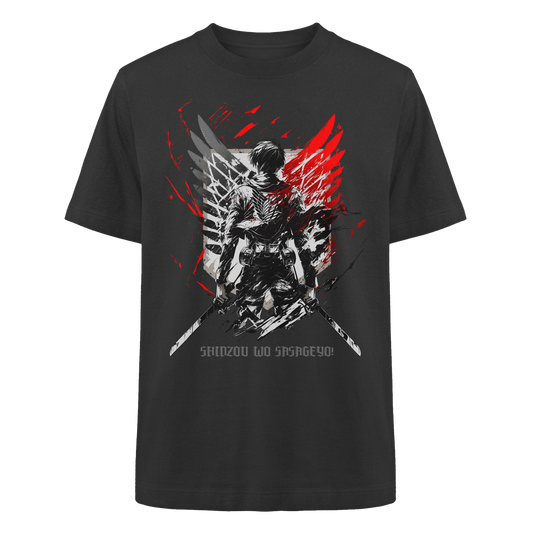 "Wings Of Resolve" Front Heavy Oversized Organic Shirt