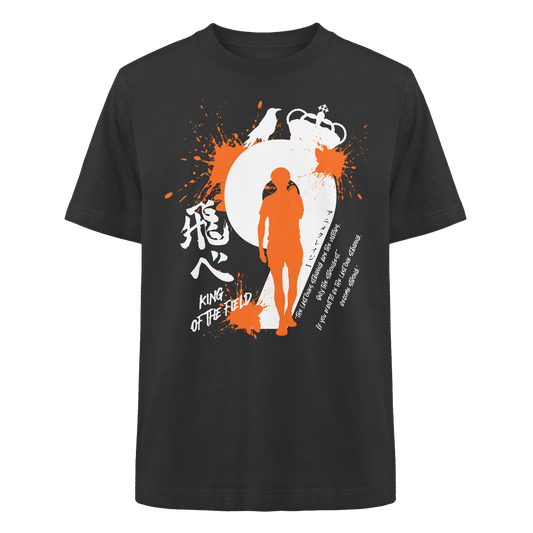 "King Of The Field" Front Organic Heavy Oversized Shirt